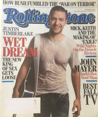 JUSTIN TIMBERLAKE 2006 ROLLING STONE Magazine JOHN MAYER / JAGGER & RICHARDS