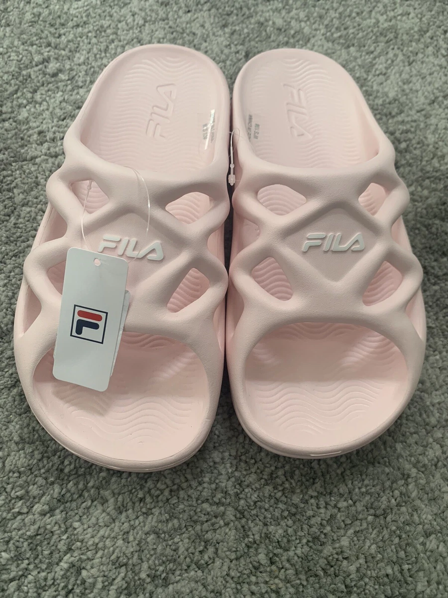 Fila Pink Women s Sliders Beach Pool Festival UK8 US10 EU42