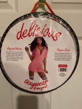 Image of NWOT Hospital Hottie Naughty Nurse Costume Retro Pin Up Adult Size Small Pink