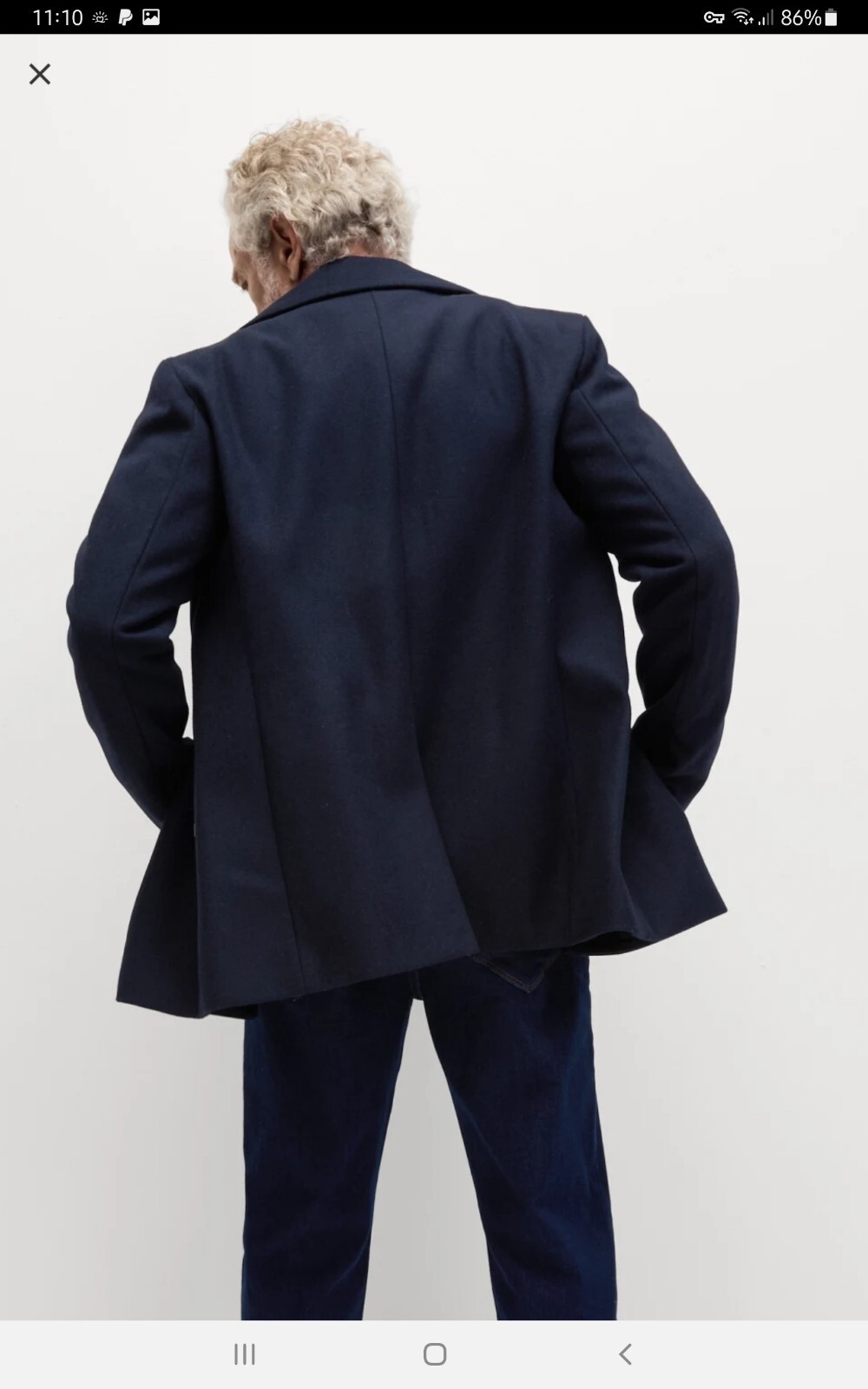 Mens 2xl Navy Jacket BN Marks and spencer image 2