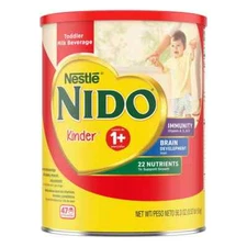 Nestle NIDO Kinder 1+ Toddler Milk Beverage  (56.3 oz - 3.52 lbs)