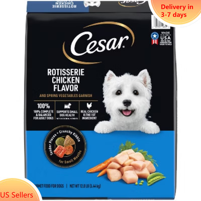 Cesar Rotisserie Chicken Flavor Small Breed Dry Dog Food