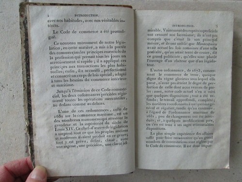 DAGEVILLE : CODE DE COMMERCE, 1828. 4 volumes. - Picture 3 of 24