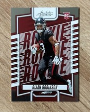 Bijan Robinson RC 2023 Panini Absolute Football Rookie Card 106 Atlanta Falcons