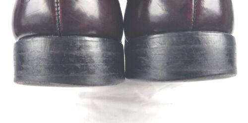 Men's 9.5 JOHNSTON & MURPHY Limited Collection Burgundy Wingtips Shoes 24-93230 - Picture 9 of 12