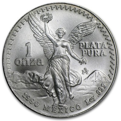 1990 Mexico 1 oz Silver Libertad BU | eBay