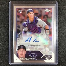 2023 Chrome Update BRIAN SERVEN Chrome Rookie Auto #BSE
