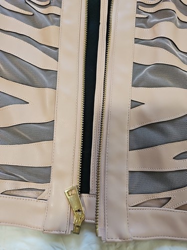 colleen lopez faux leather jacket - Picture 3 of 12