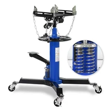  Dual Plunger Hydraulic Transmission Jack 1322lbs Capacity, 33.5"-69" High Lift