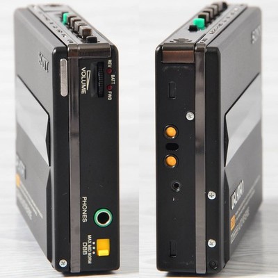 Sony Walkman WM-150 Cassette Player Black Portable Audio 1988