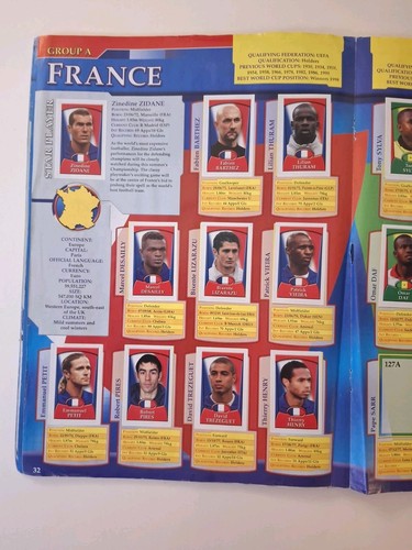 Rare Merlin's England Official World Cup 2002 Sticker Collection Album Soccer - Picture 19 of 24