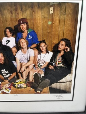 Morrison Hotel Gallery Pearl Jam + Soundgarden 16x20 Print Signed