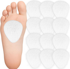 12 Pack Metatarsal Pads - Metatarsal Felt Foot Pads 1/4 Thick for Men  Women Pa