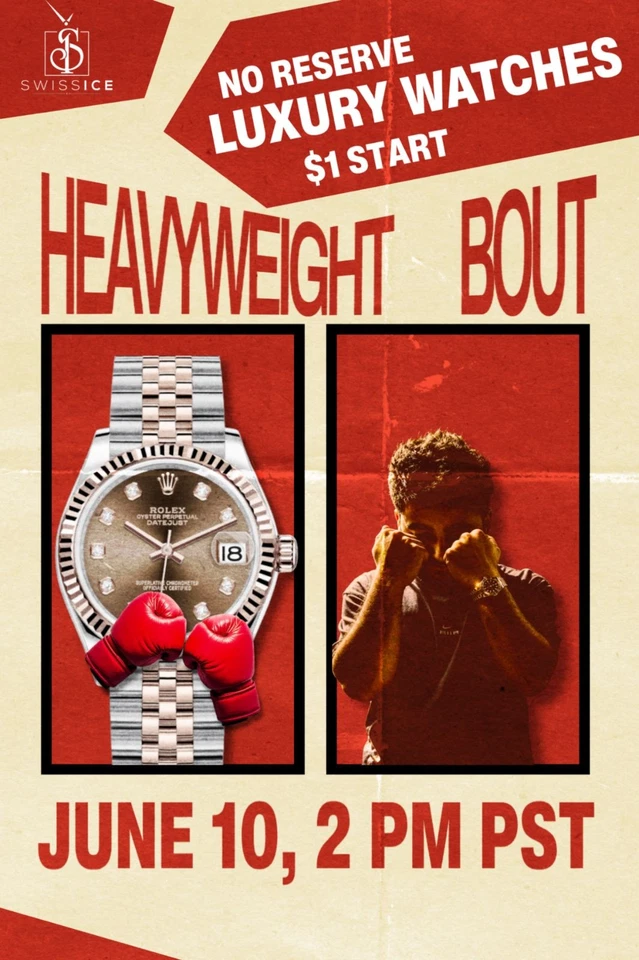 Join Now‼️ 💸 $1 LIVE WATCH AUCTION! 🔥 Rolex, Omega, Breitling NO RESERVE