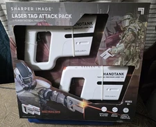 Sharper Image Laser Tag Attack Pack 2 Player Infrared Blaster 60 Ft. Range! (8+)