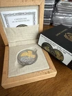 2024 Malta Golden Eagle 1 oz Silver Coin - 24K Gold & Black Ruthenium Edition BU