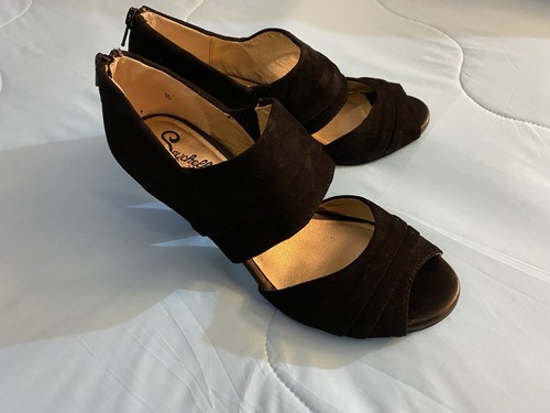 Tacones de gamuza negros Seychelles talla 8 - Imagen 3 de 6