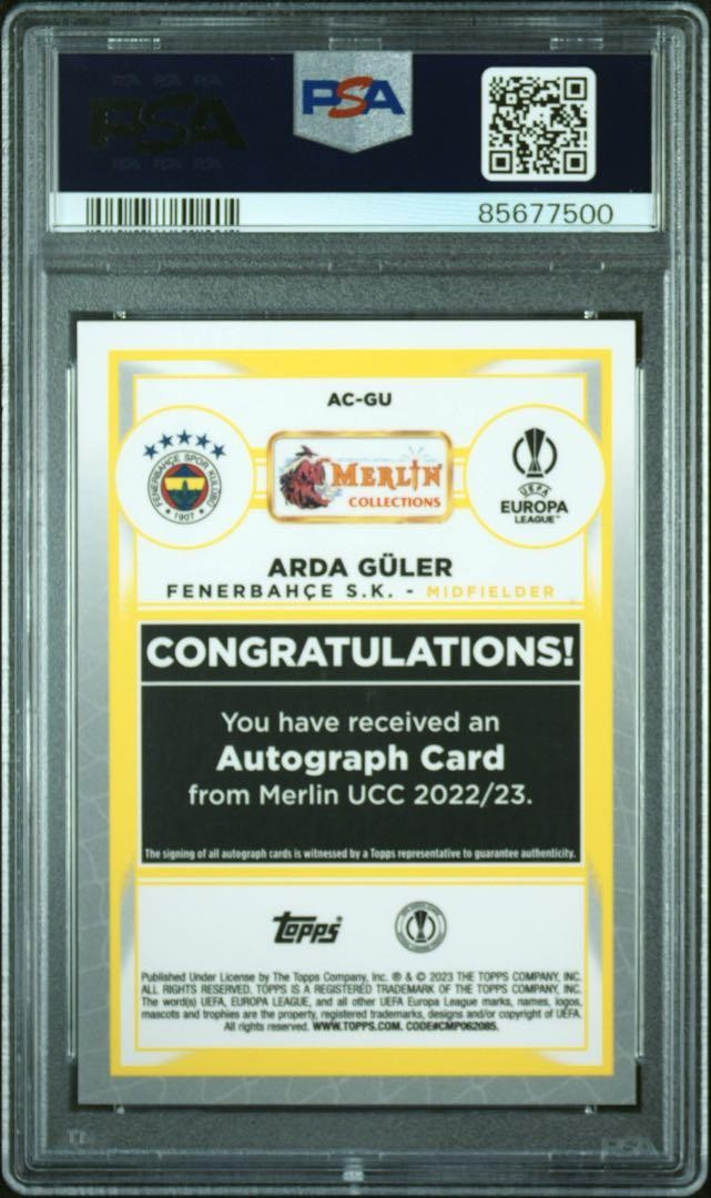 2022-23 Topps Merlin UEFA Club Competitions - Autographs