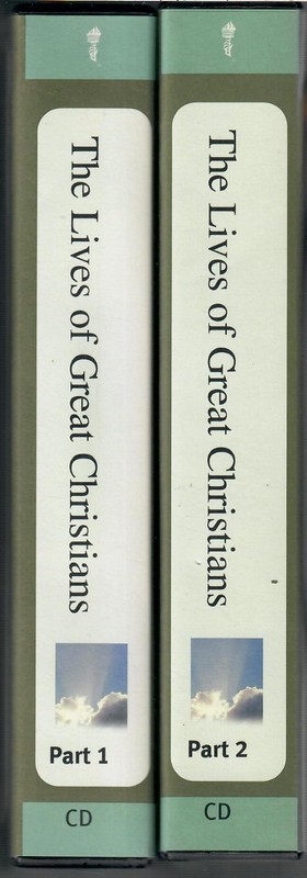 GREAT COURSES THE LIVES OF GREAT CHRISTIANS. 2007 CDs & Books 1 & 2. LN/FS