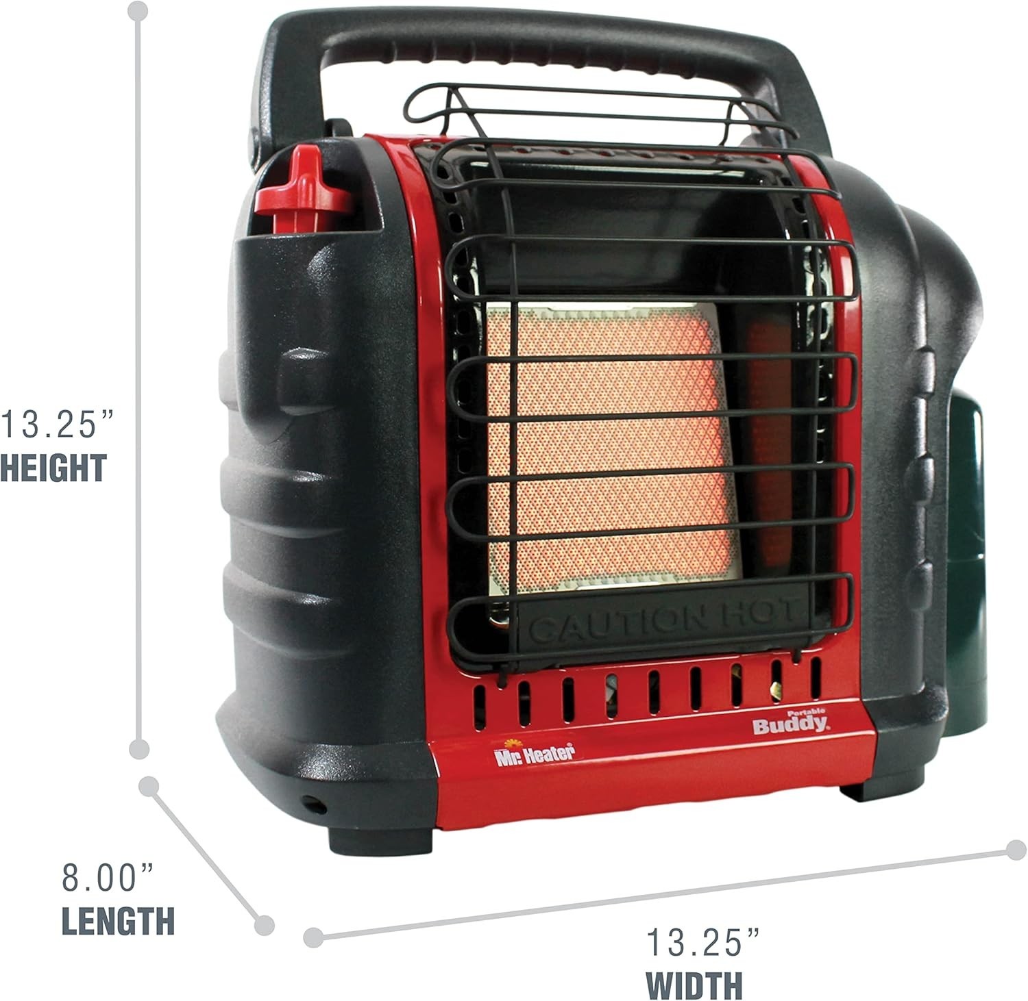 Mr. Heater MH9BX Propane Radiant Heater - Red/Black