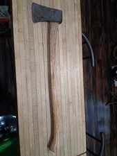 Vintage Craftsman 50371 Single-Bit Axe with Wooden Handle