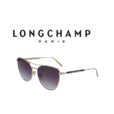 LONGCHAMP Paris Gold Aviator Sunglasses LO134S 714 58 []17  display picture 3