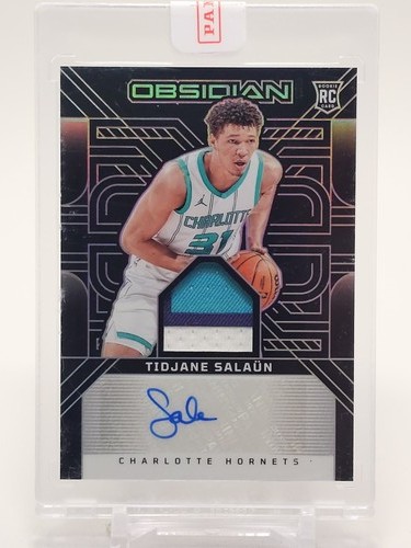TIDJANE SALAUN 2024-25 OBSIDIAN RPA ROOKIE PATCH AUTO ELECTRIC ETCH /125 Q5686