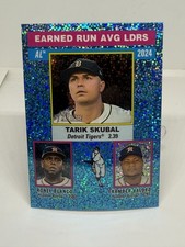 2025 Topps Heritage - League Leaders Tarik Skubal, Framber Valdez, Ronel Blanco