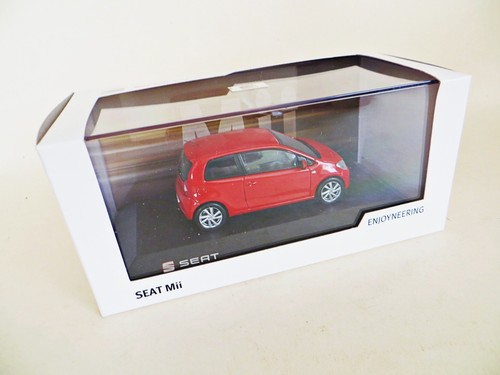 ALE-FISCHER INDSE1009 'SEAT Mii' RED. 1:43 MIB/BOXED DEALER PACKAGING - Picture 3 of 7