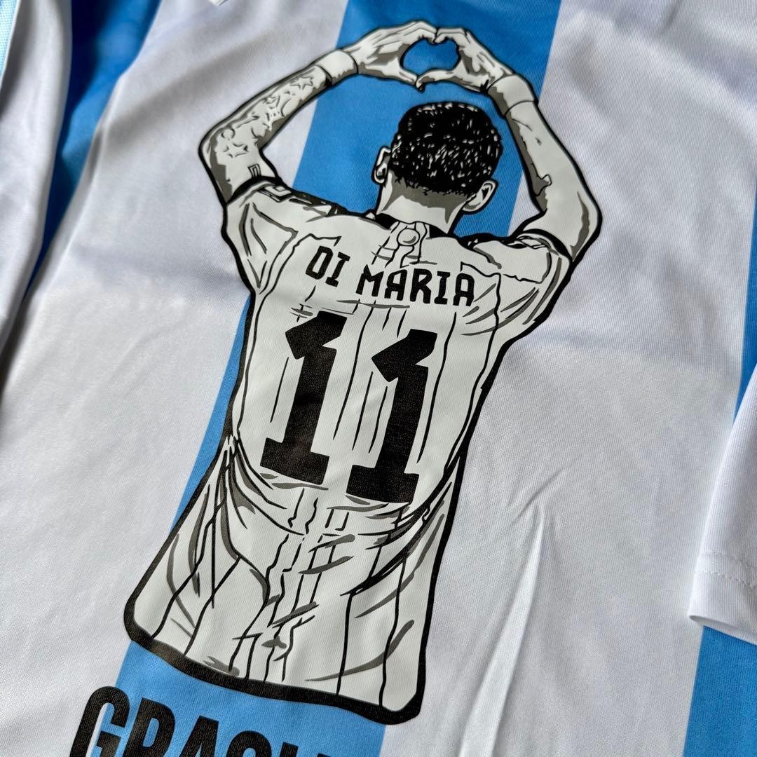 Angel Di Maria #11 Argentina 2024 Authentic Home Jersey M Gracias