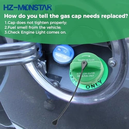 Gas Cap 52013994AB for Dodge Ram 2500 3500 2007–2021, Jeep Wrangler 2005–2021 - Image 4 of 4