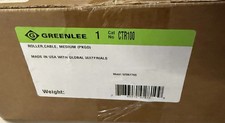 Greenlee CTR100 Medium Duty Cable Tray Roller...