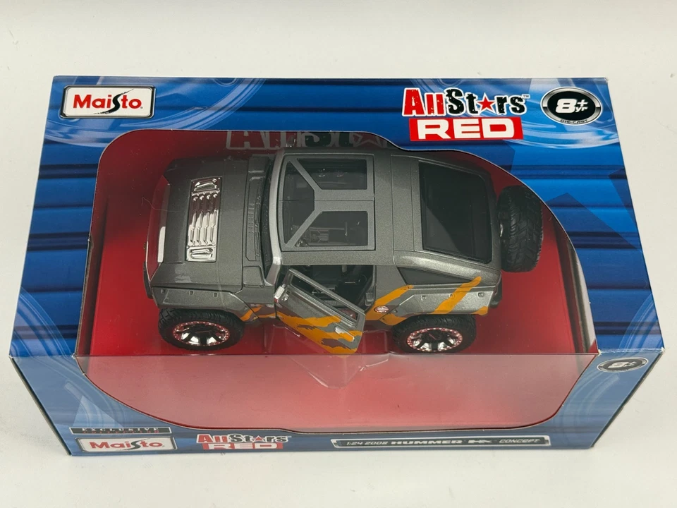 Hummer HX Concept 2008 gris escala 1:24 Maisto Allstars rojo - objetivo - raro Foto 2 de 4