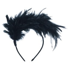 Feather Fascinator 1920s Headband for Women Feather Headband Headpiece Fascin...