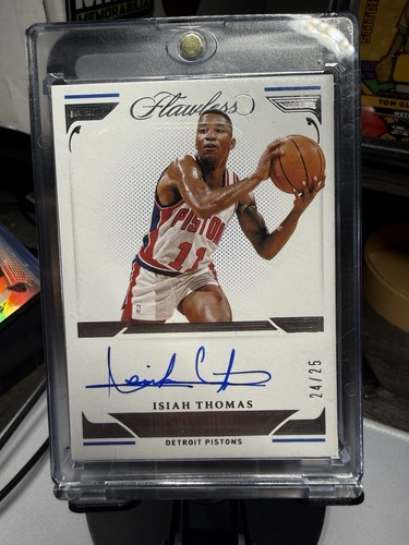 2021 Isiah Thomas Panini Flawless Distinguished Auto /25 #DIS-ISI