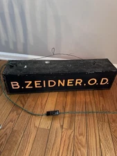 ORIGINAL Double sided MEDICAL Doctor Optometry OD electric light up sign 26.5” 