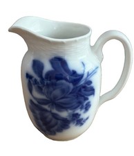 Vintage Hutchenreuther Porcelain Blue & White Jug. 5" Tall