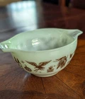 Vintage PYREX Early American 441 Cinderella Mixing Bowl 1½ Pt Brown White USA