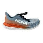 Mens 10 D Hoka One One Mach 5 Blue Orange Running Shoes Sneakers 1127893 MSPBL
