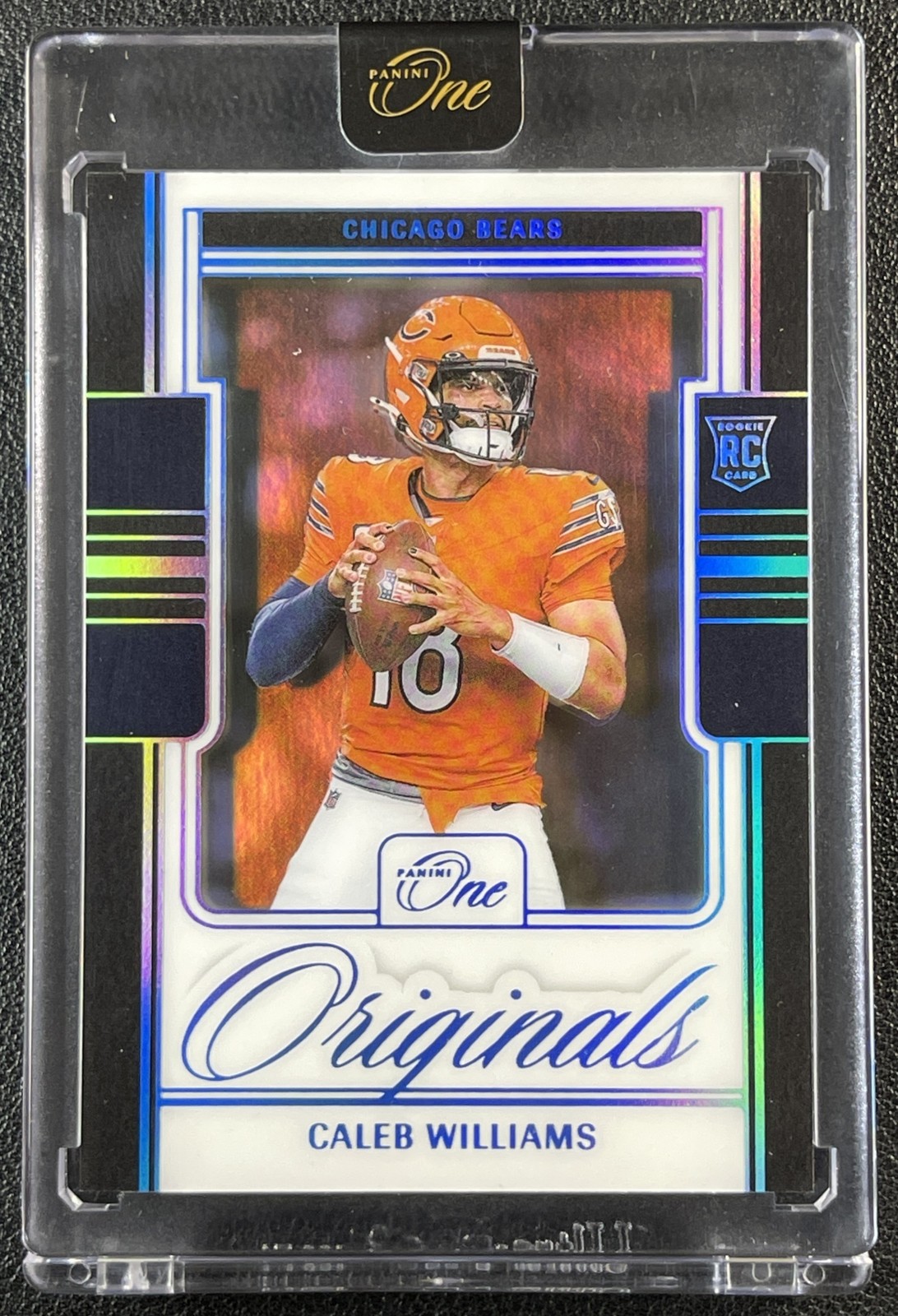 CALEB WILLIAMS 2024 PANINI ONE #OO-CWS ORIGINALS ROOKIE PLATINUM RC 2/5 BEARS