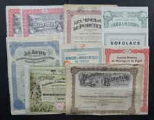 Africa - lot of African colonies from Belgium/France - 1925/1962 - 10x