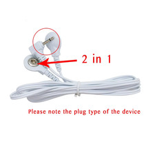 1 Pair Electrode Massage Electrode Wire Physiotherapy Tens Acupuncture with Cabl