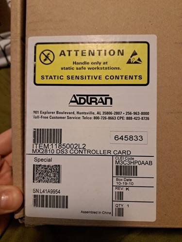 Adtran MX2810 Multiplexer - Brand New