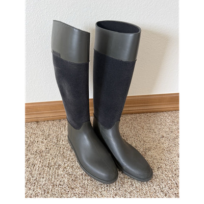 Tosca Blu Tall Riding Boots Rubber US Size 10 Equestrian Italian Design