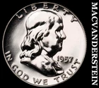 1957 Silver Franklin Half Dollar - Choice Gem Proof  Lustrous  #G9198