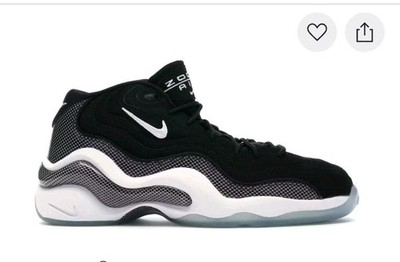   Men Sz 11 Nike Air Zoom Flight 96 Blk carbon fiber 317980-002 Vintage Rare 