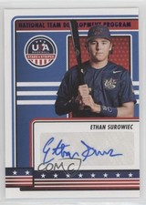 2023 Panini USA Baseball Stars & Stripes Ethan Surowiec (Blue Ink) Auto 0j81