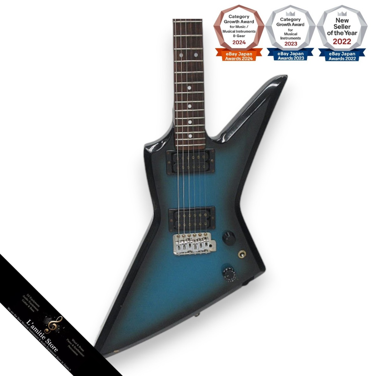 ギター ARIA PRO Aria Pro II ZZ Deluxe Electric Guitar Explorer Made in Japan