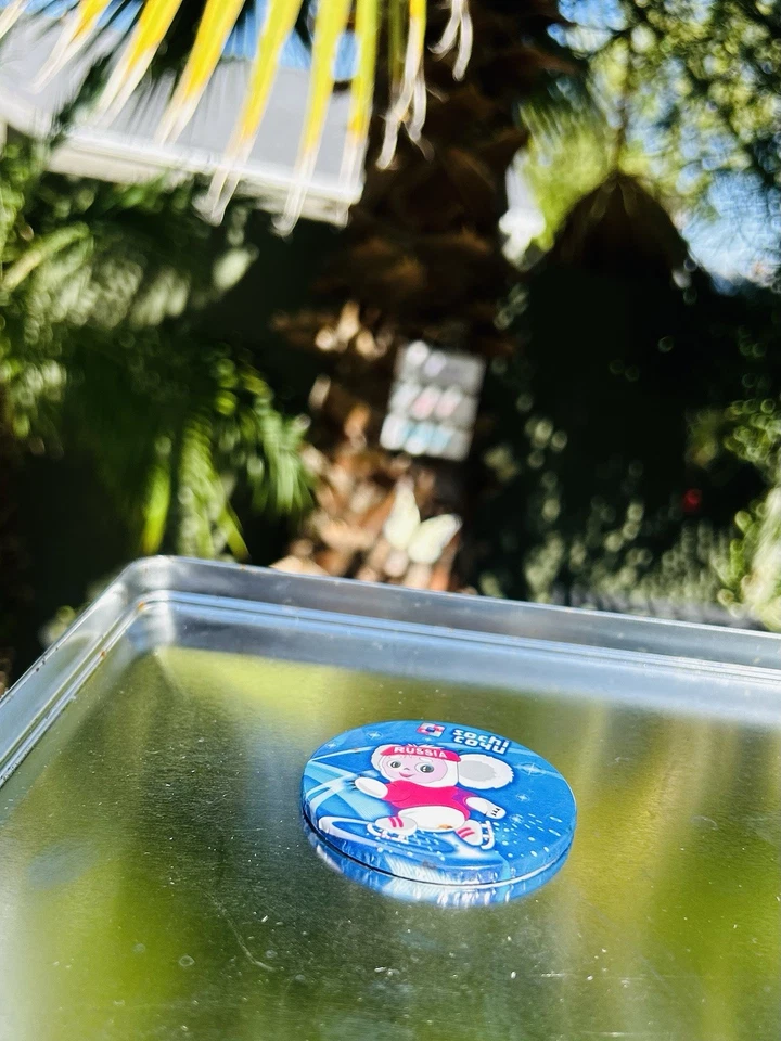 Official Russian 2014 Olympic Winter Games Magnet From Sochi Cheburashka Skater - Image 4 of 4