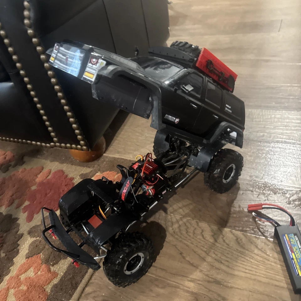 Jeep Gladiator Gen7 Sport 2020 pintado personalizado 4x4 1/10 RC Rock Crawler RTR Foto 3 de 4